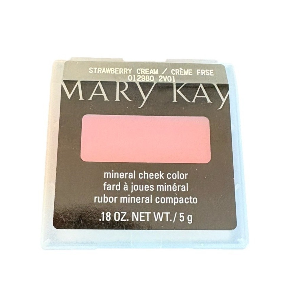 Mary Kay Mineral Cheek Color Blush - Strawberry Cream #012980‎ - Free Shipping